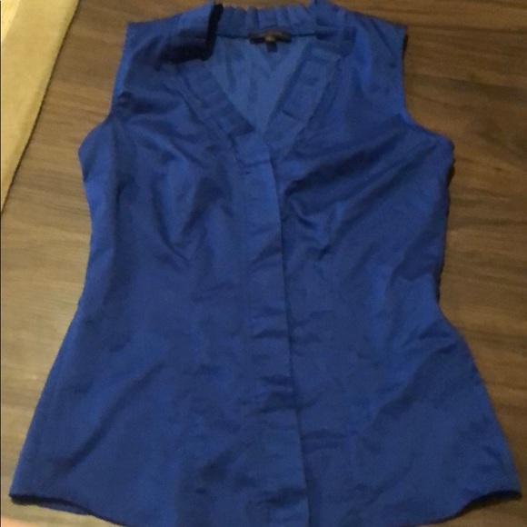 The Limited Tops - The Limited Blue Business Casual Top The Limited Tops - The Limited Blue Business Casual Top